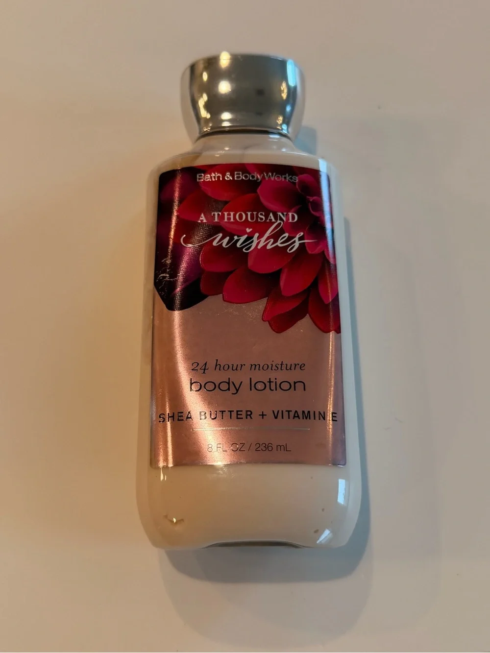 Bath & Body Works A Thousand Wishes Body Lotion - Pink and Silver